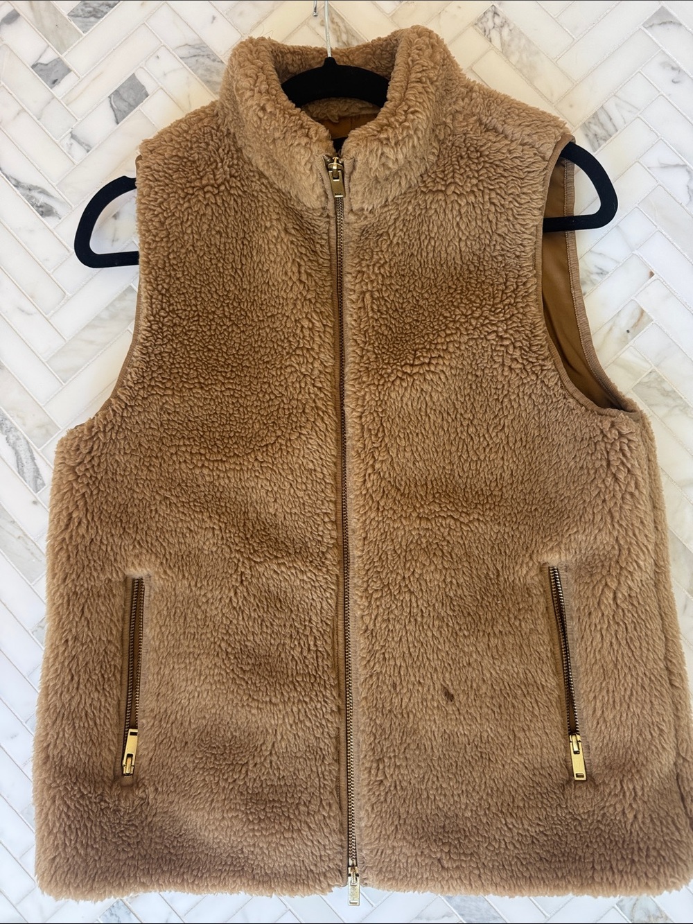 J Crew Tan Vest